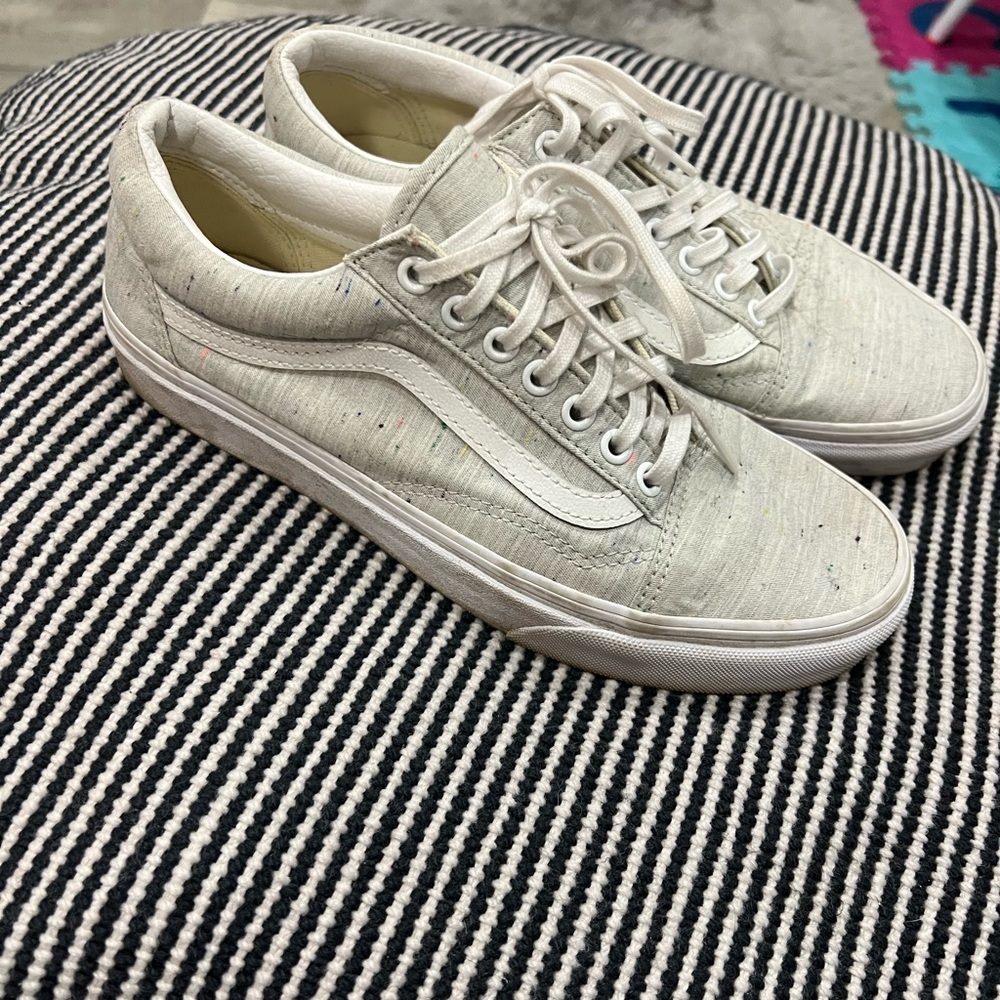 Women’s Grey with Colored Spec Vans